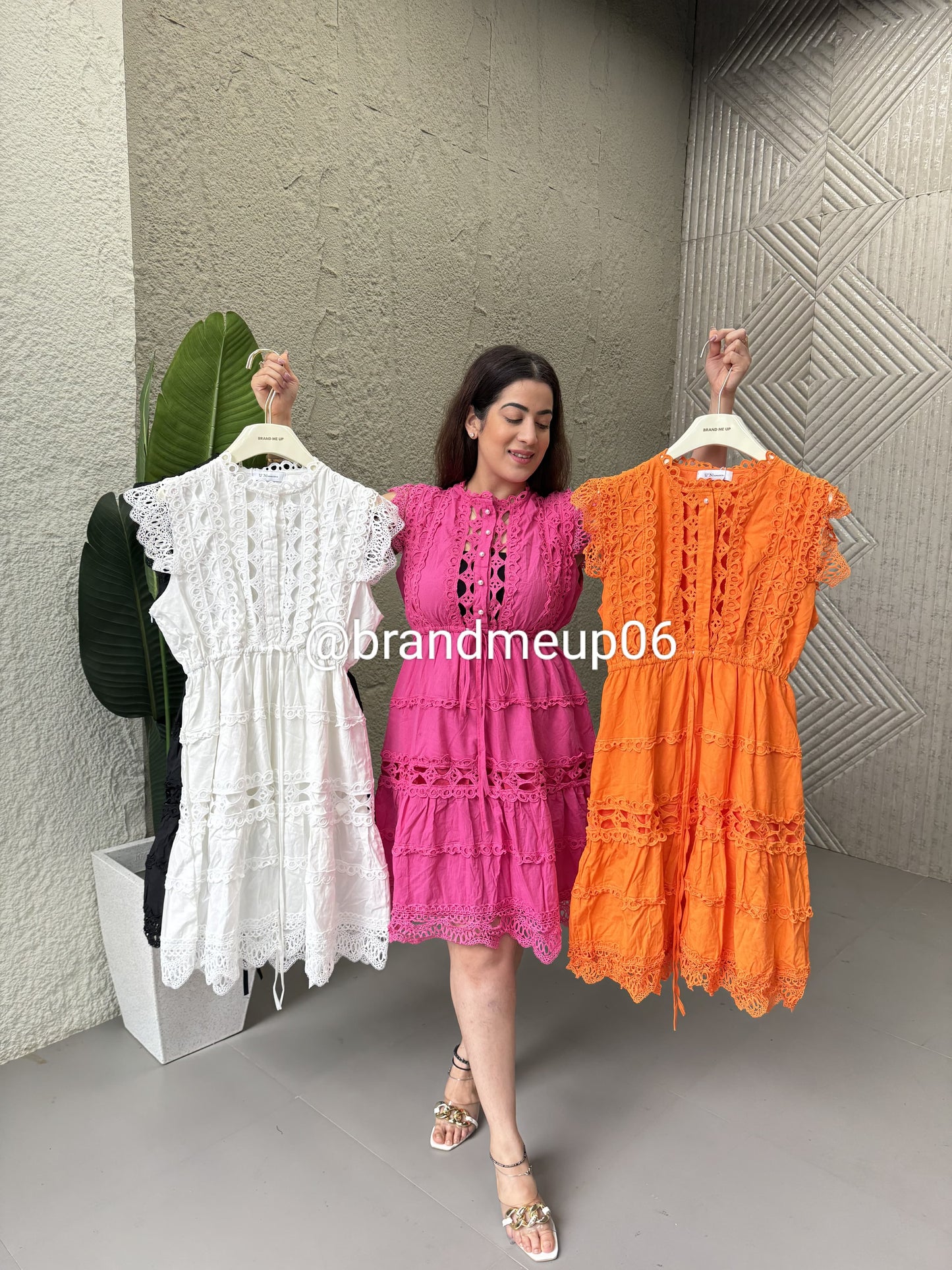 PREMIUM COTTON LACE DRESS (PRM-182)