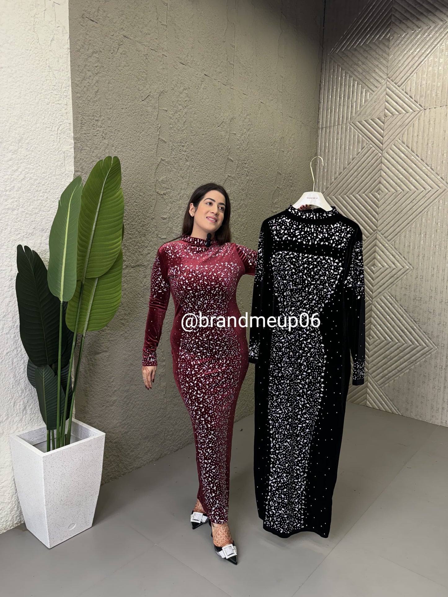 Velvet Long Dress (VELVET-6)