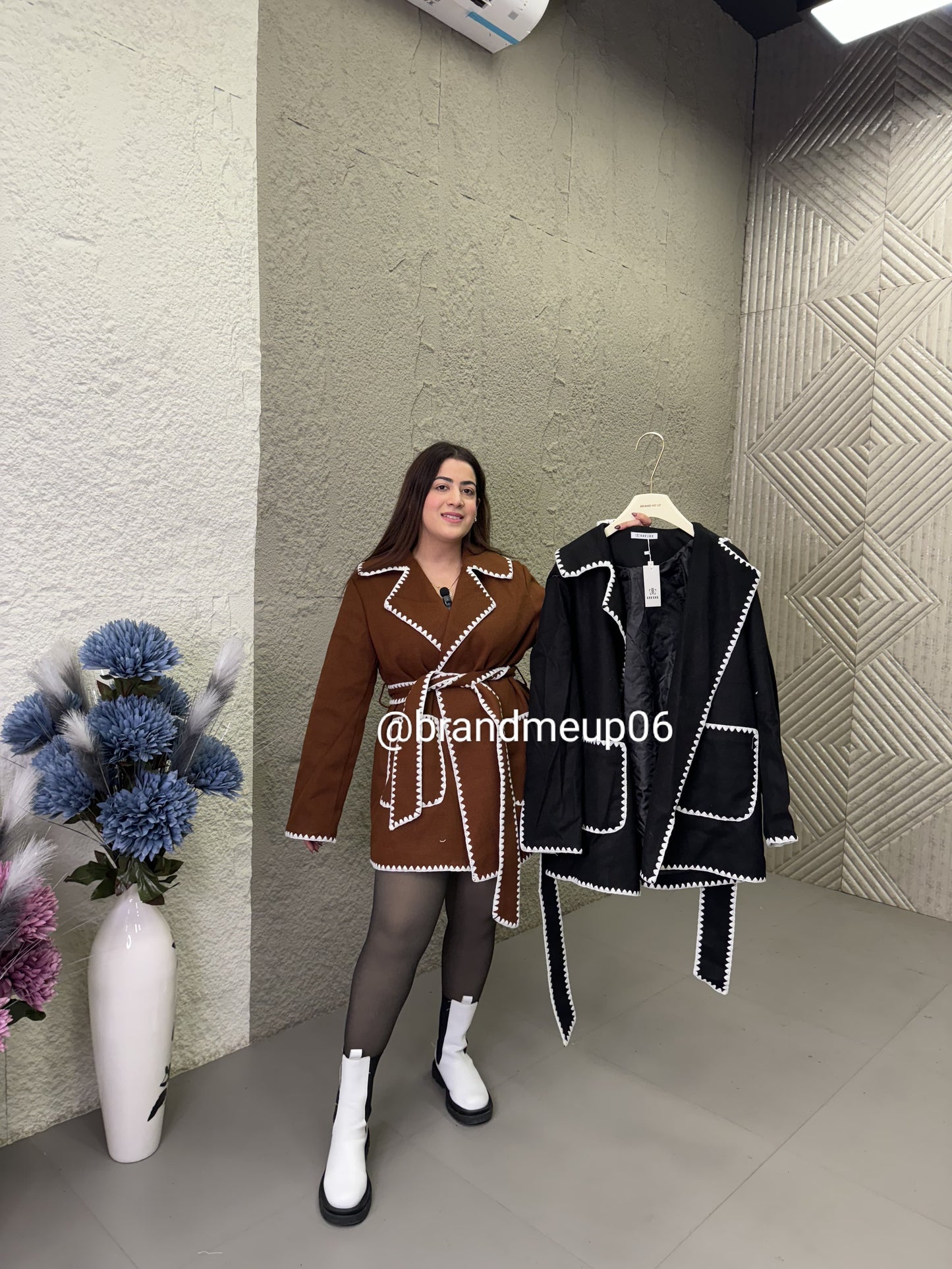 Woolen Coat With Belt (IMP-251)