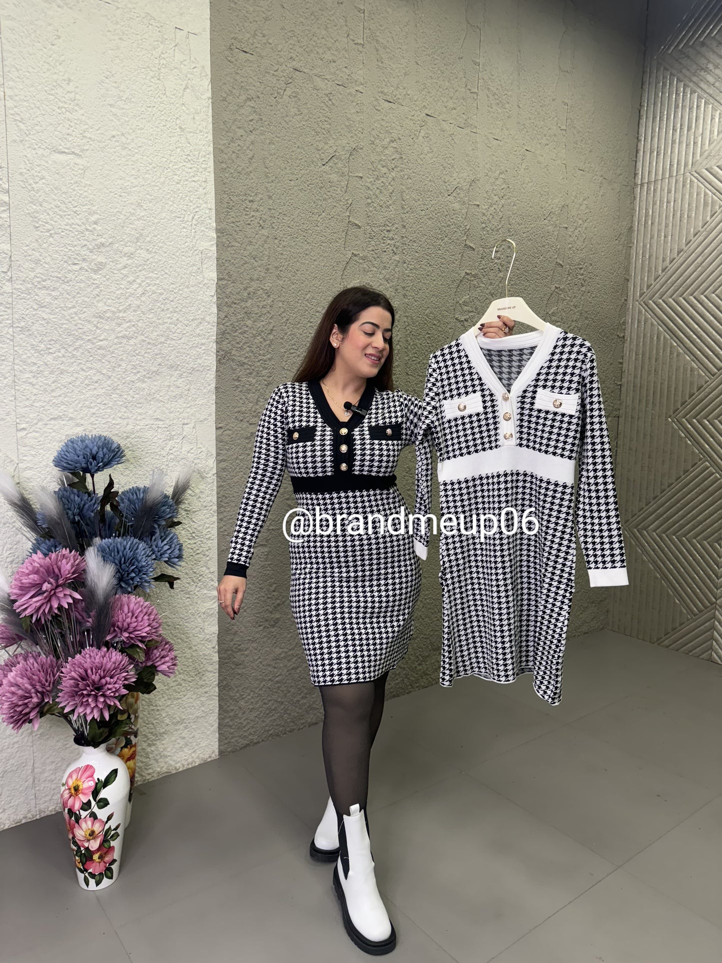 Designer Woolen Dress (IMP-255)