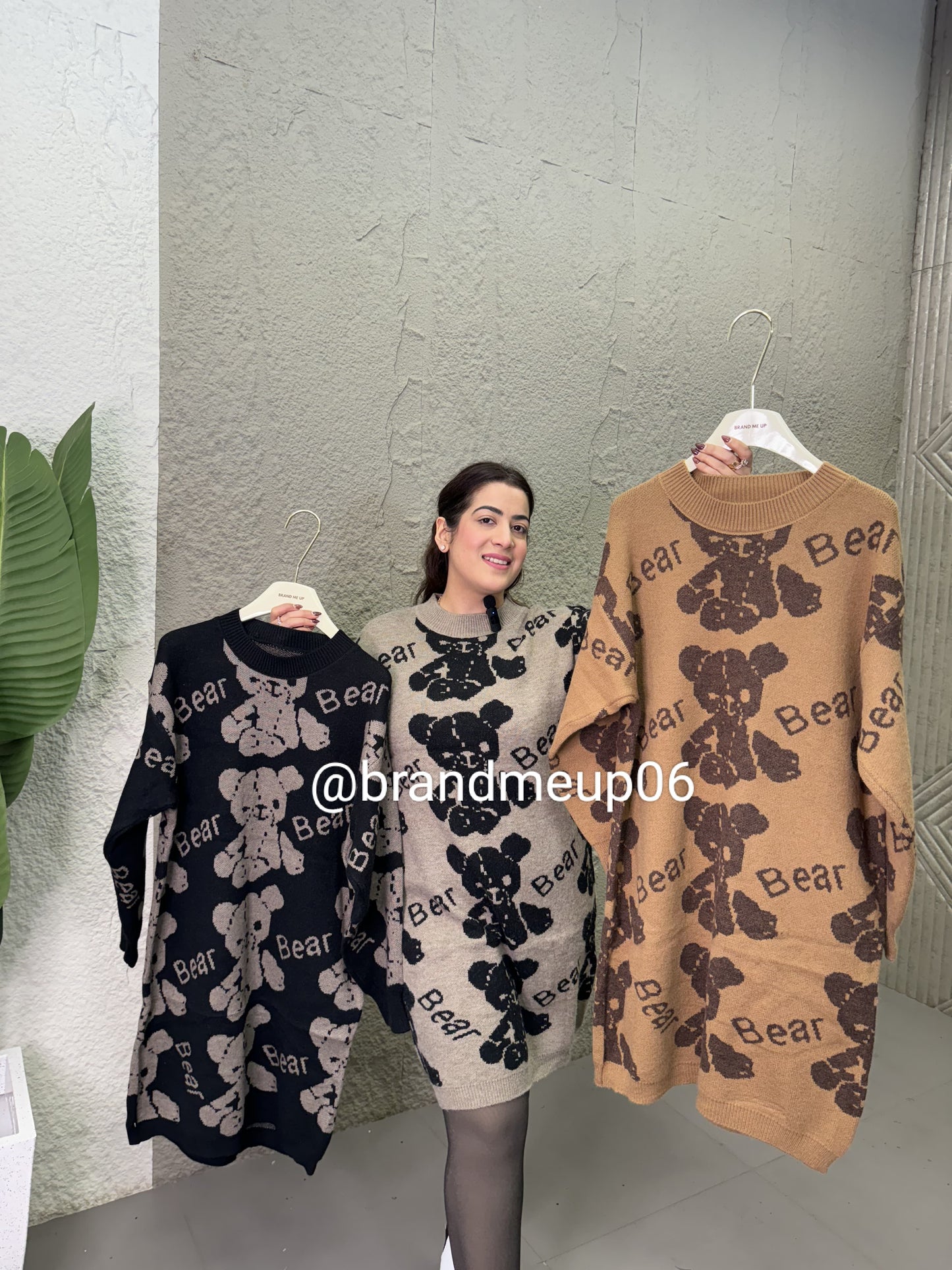 WOOLEN LONG DRESS TEDDY (IMP-528)