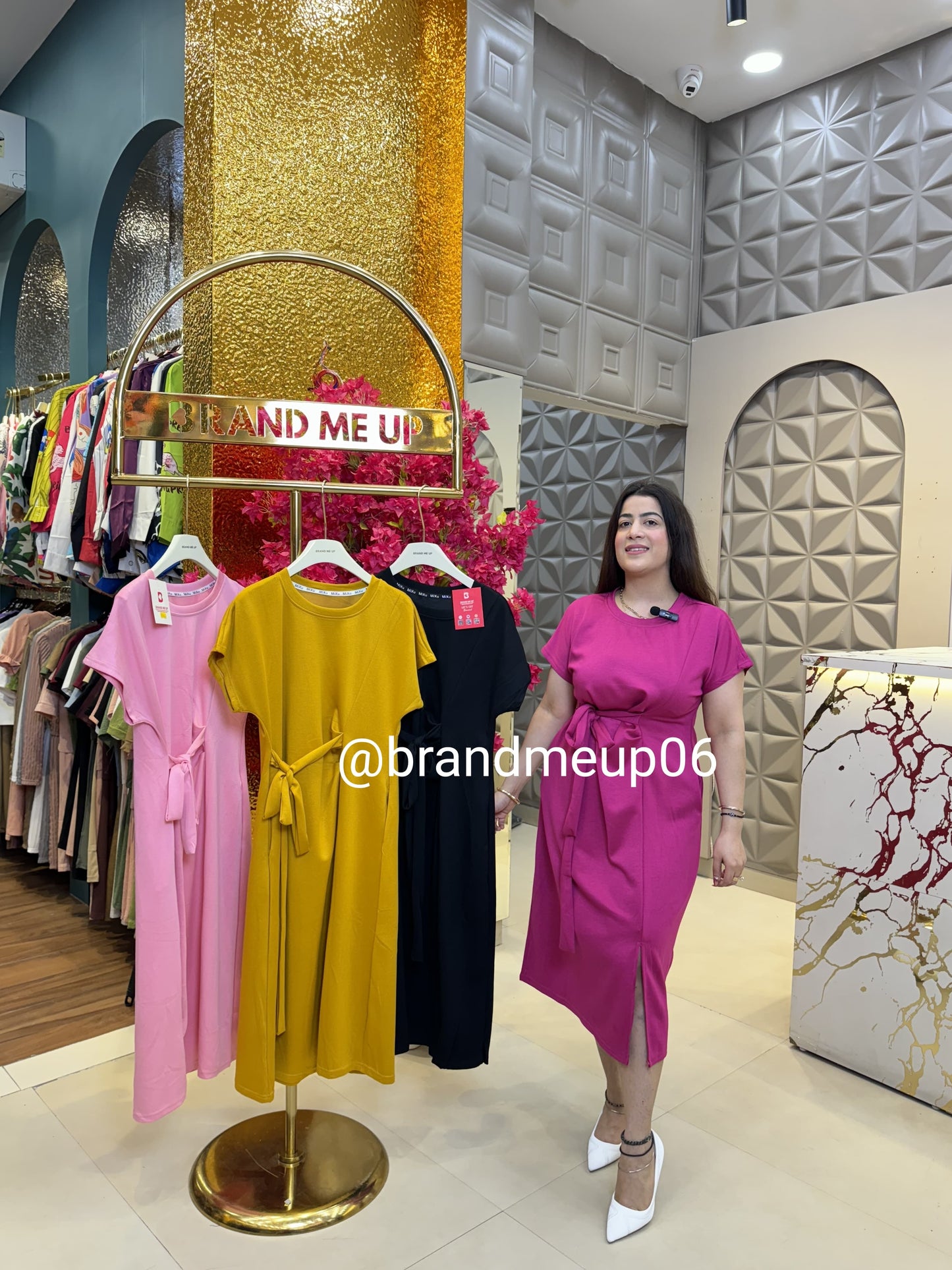 Imported Dress With Pocket (PRM-297)
