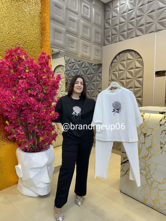 Imported Stretchable Cord With Rhinestones (PRM-351)