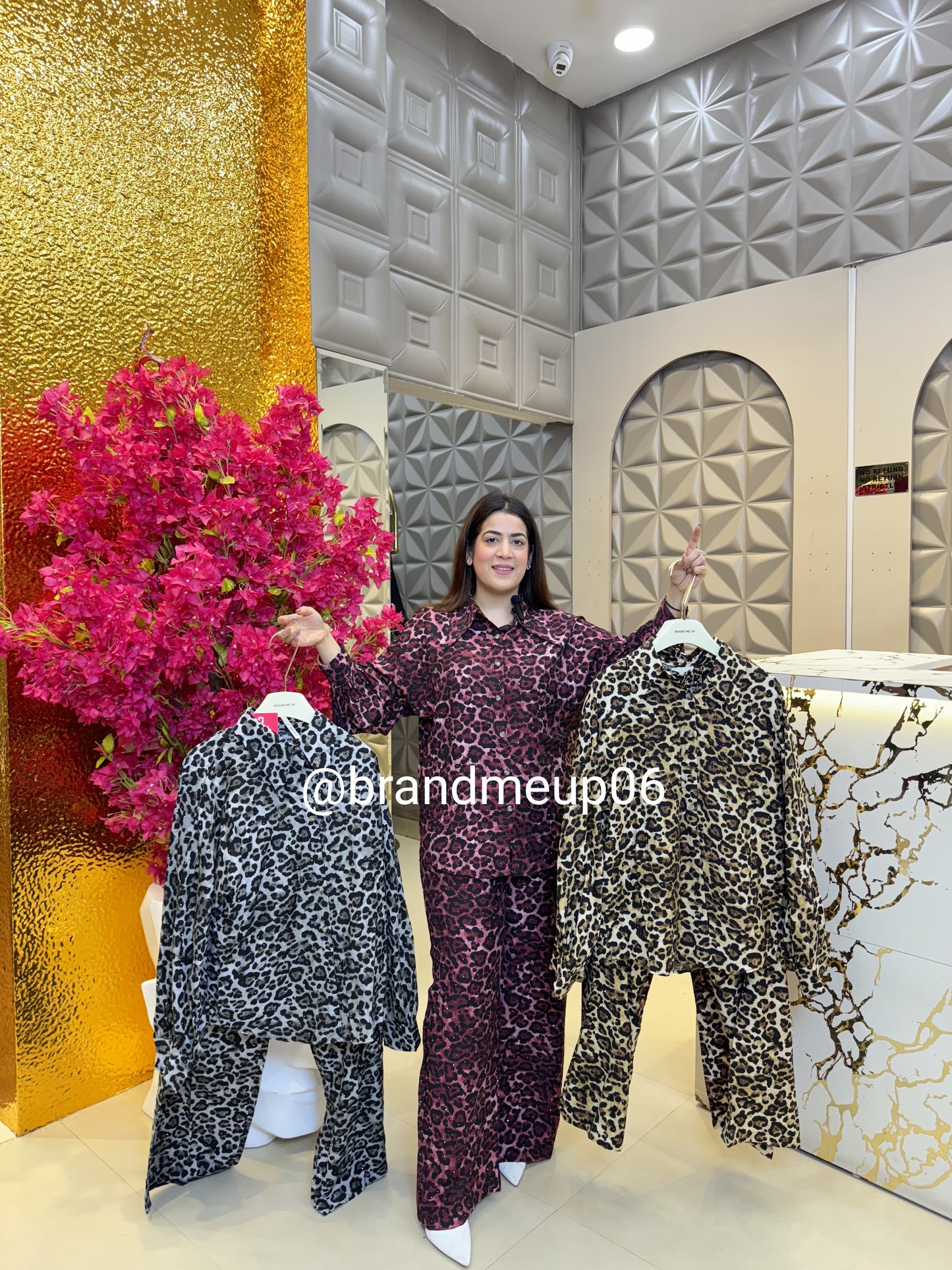 Cheetah Cord With Rhinestones (PRM-379)