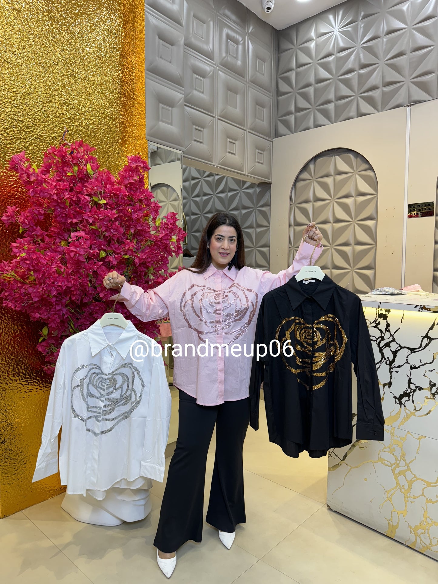 Cotton Rose Shirt (PRM-381)