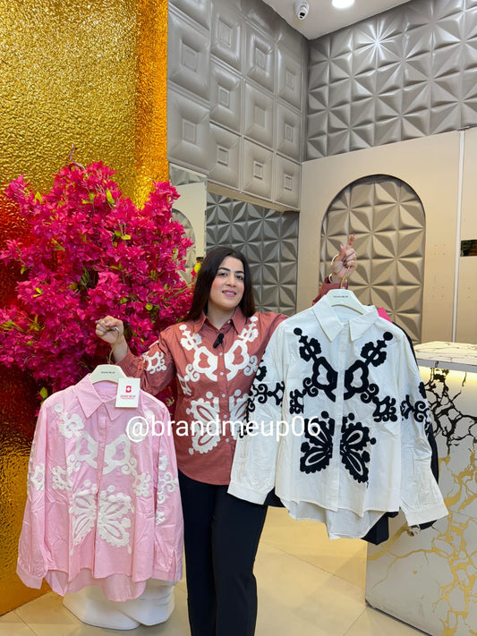 Cotton Embroidery Shirt (PRM-405)