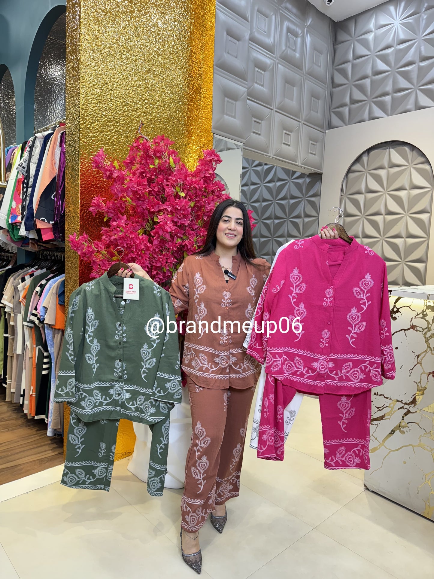 Imported Printed Cord (SET402)