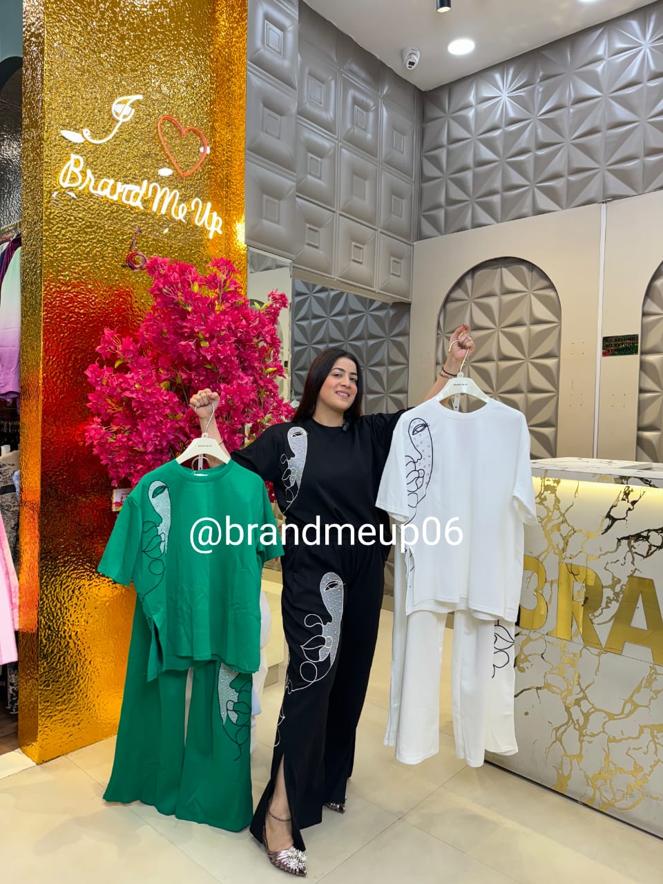 Imported Stretchable Cord With Rhinestones (PRM-464)