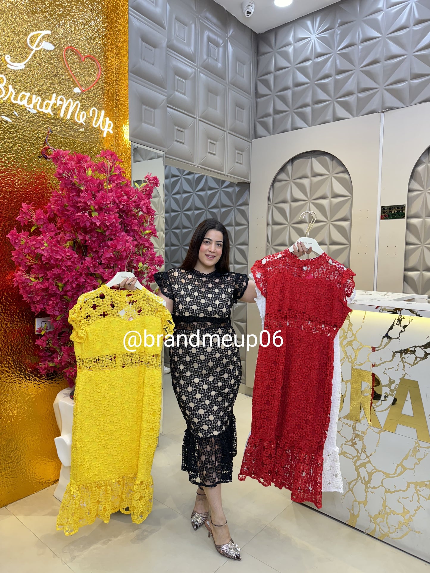 Lace Dress With Inner (PRM-472)