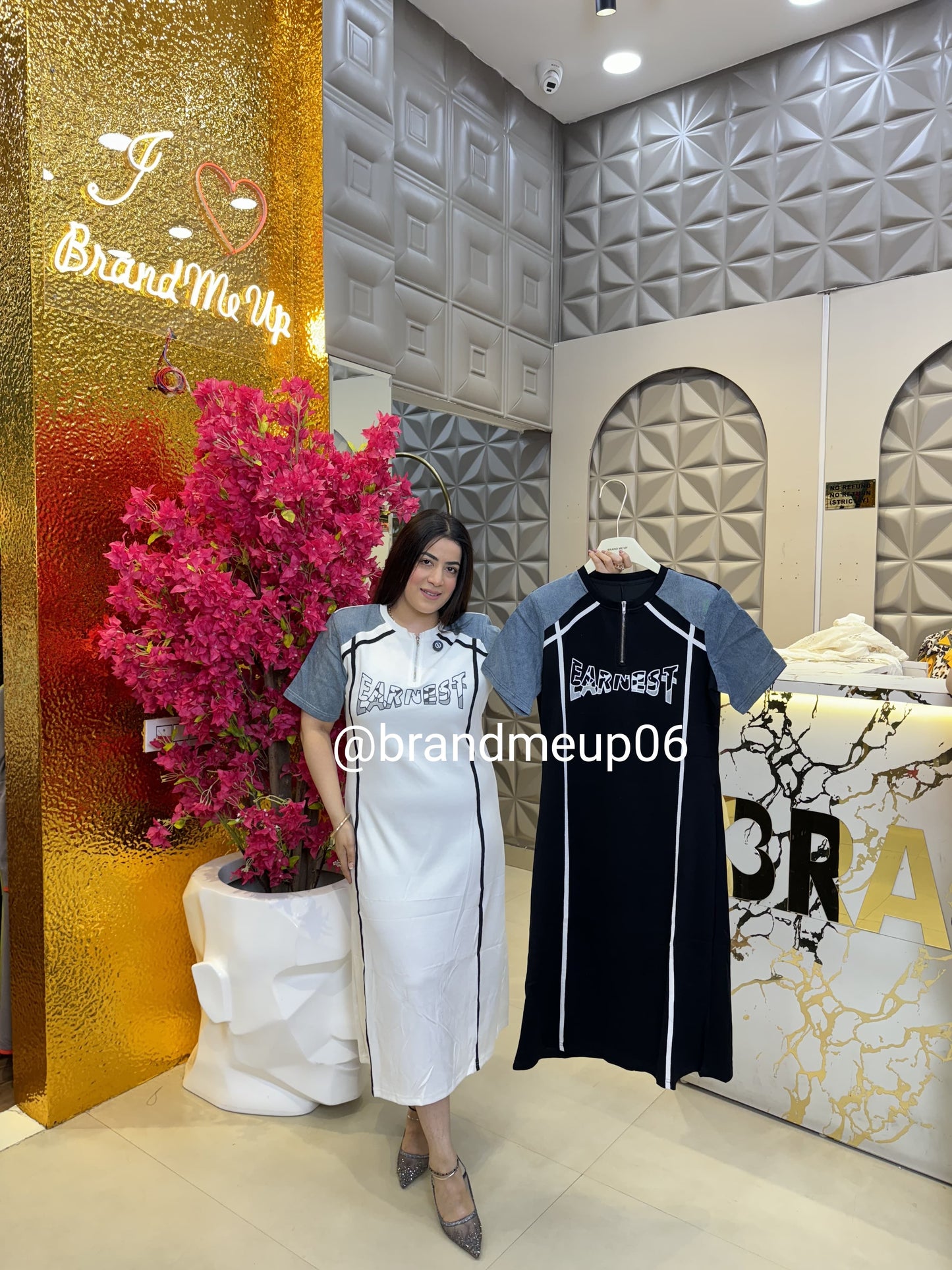 Imported Stretchable Denim Dress (PRM-483)