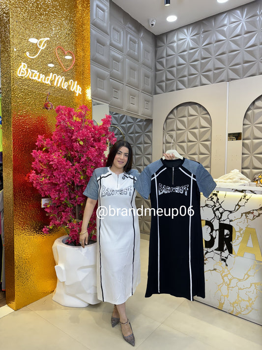 Imported Stretchable Denim Dress (PRM-483)