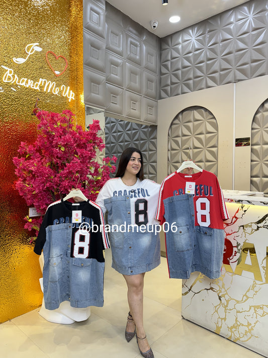 Denim Designer Dress (PRM-534)