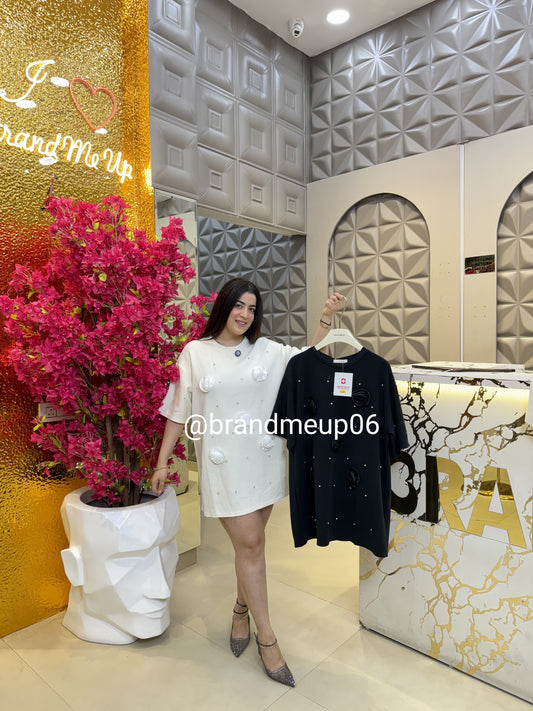 Cute Designer Dress Rose (PRM-543)