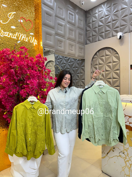 Imported Cotton Embroidery Shirt (PRM-616)