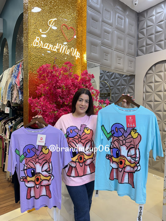 Cotton Cartoon T-Shirt (TEE-181) MCKY LOVE