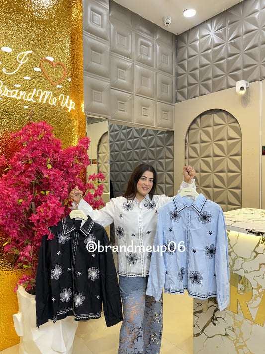 Cotton Embroidery Shirt (PRM-649)