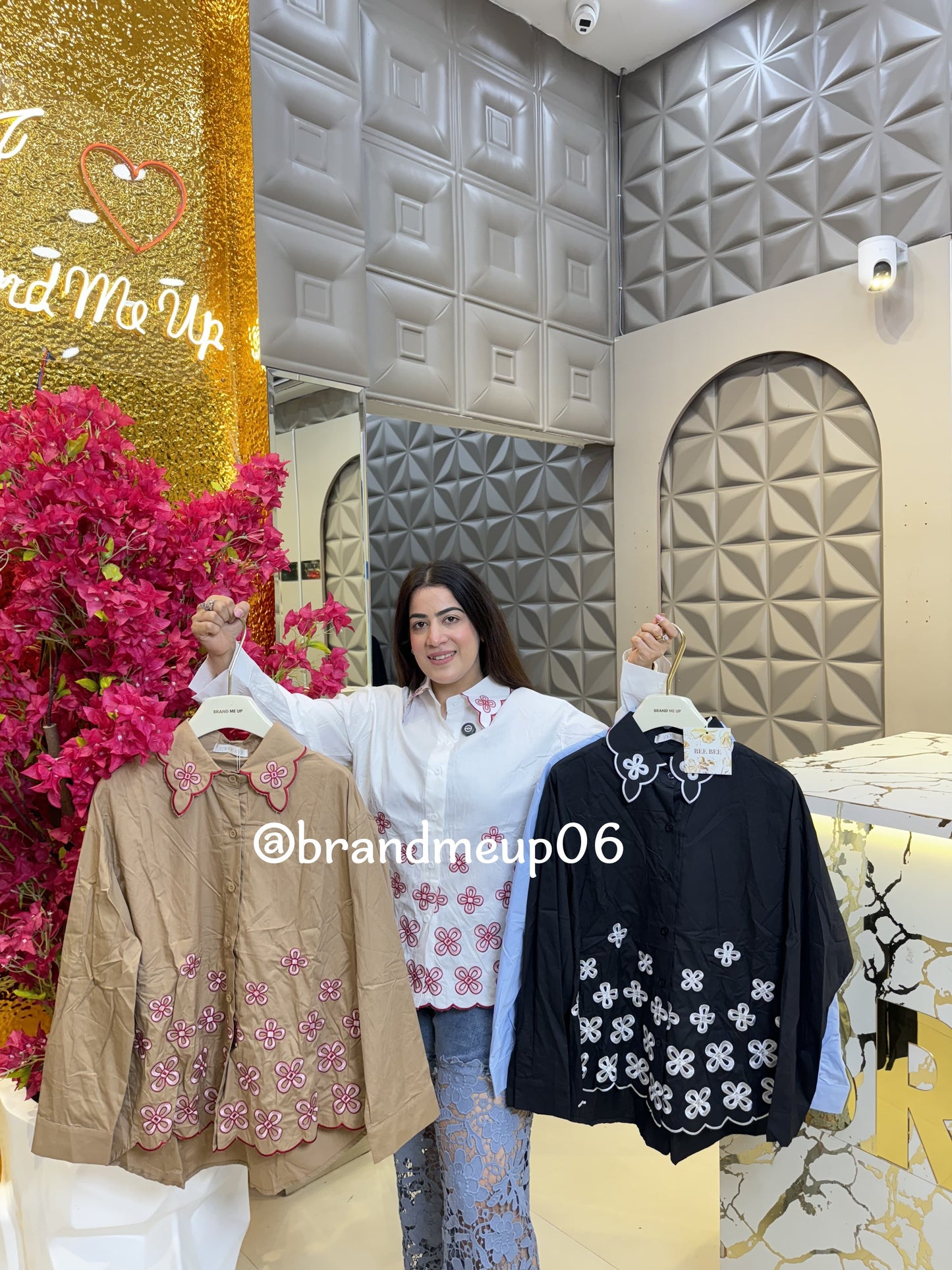 Cotton Cute Embroidery Shirt (PRM-651)