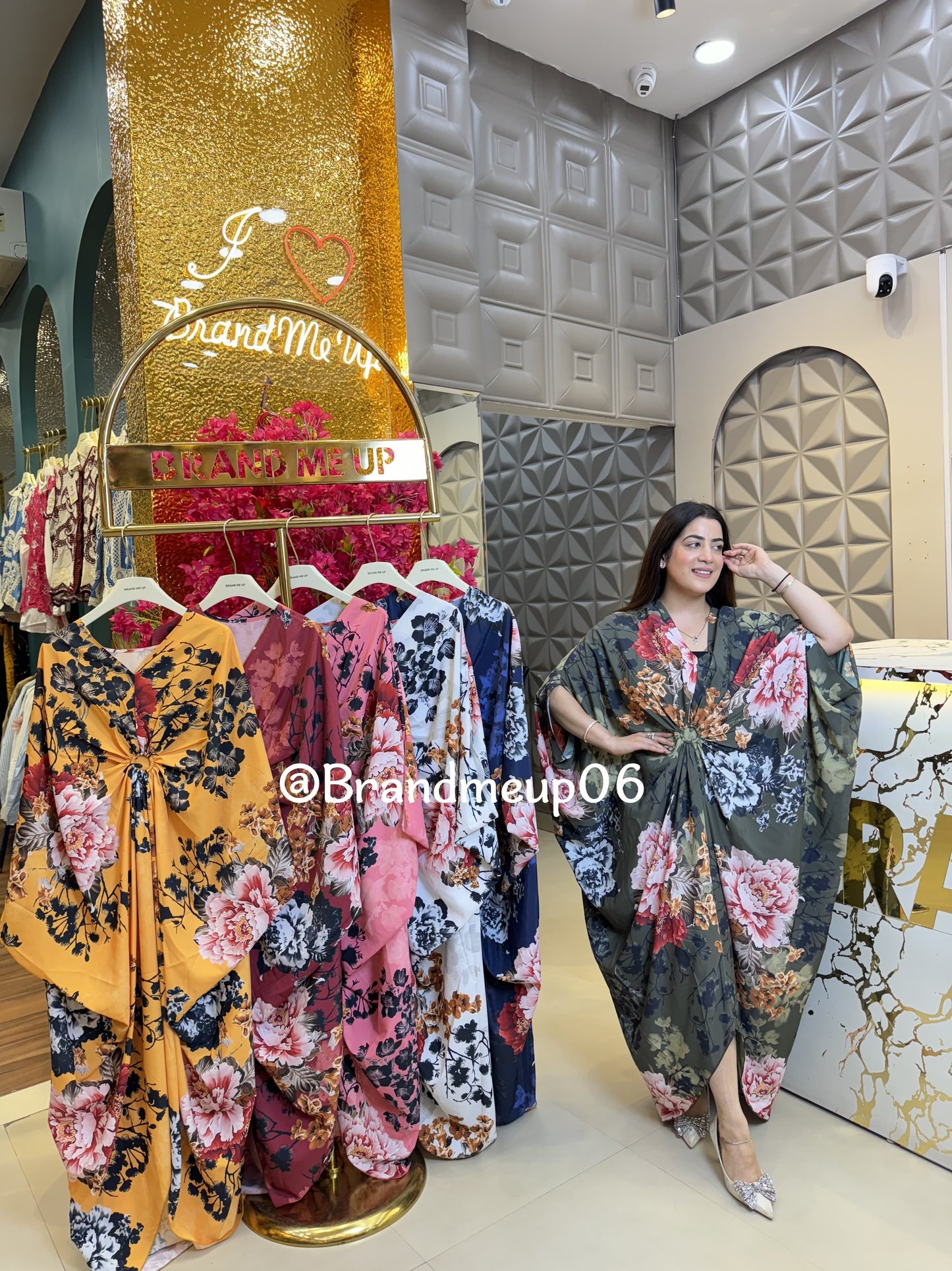 Printed Kaftan Dress (DRESS-332)