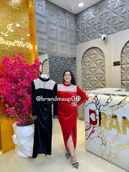 VELVET PARTYWEAR DRESS (VELVET-9)