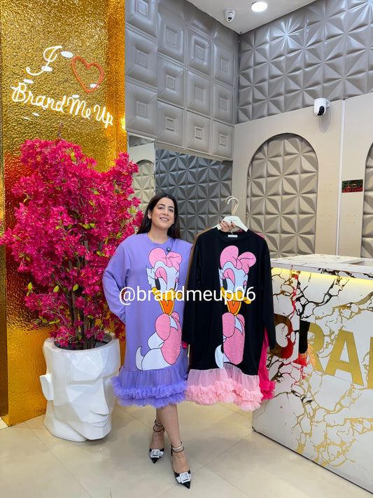 CUTE FRILL DRESS WITH POCKET (PRM-736)