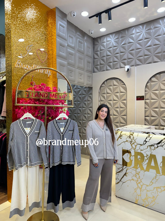 WOOLEN CARDIGAN CORD SET (IMP-507)