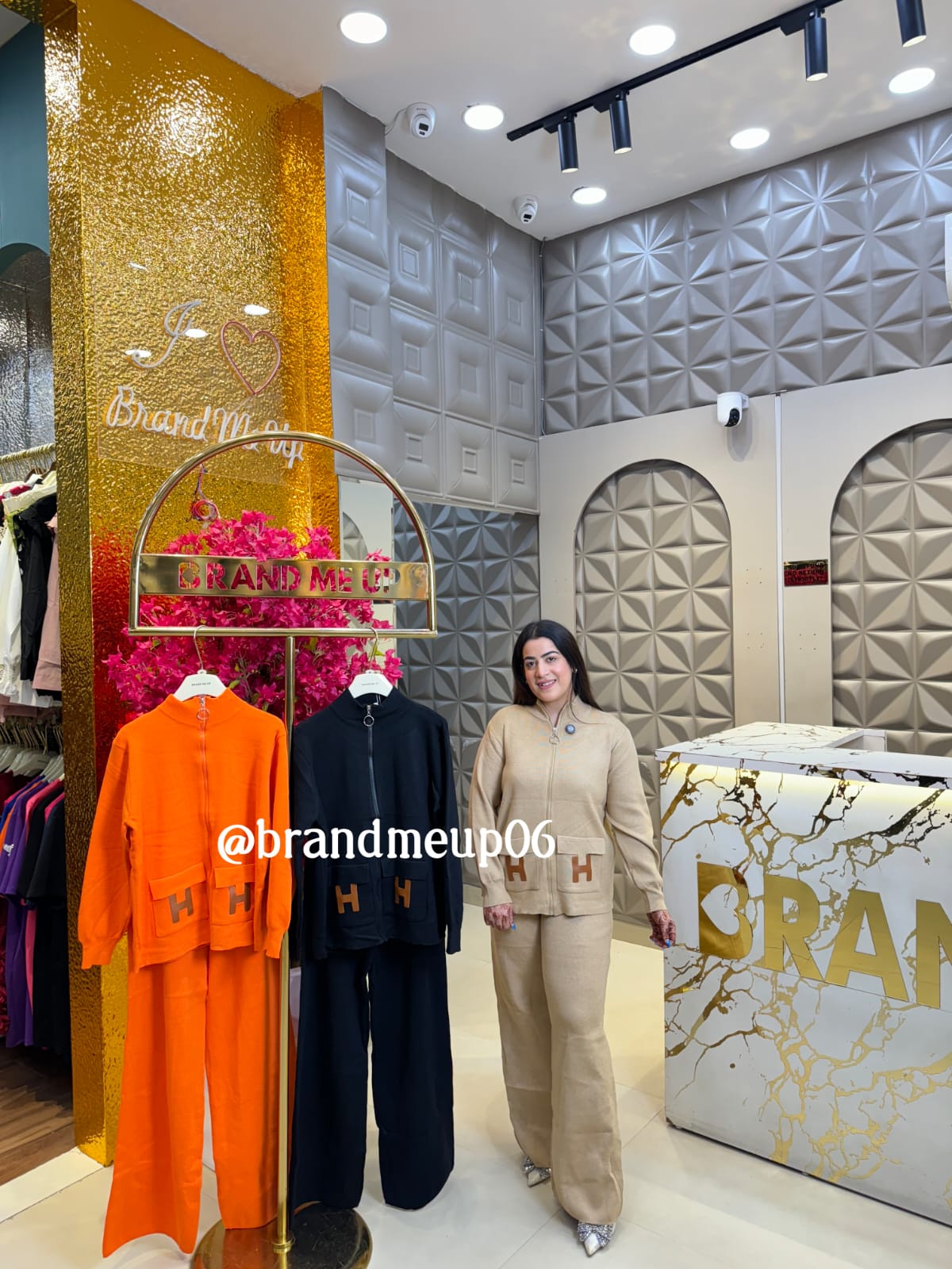 WOOLEN ZIPPER CORD SET (IMP-508)