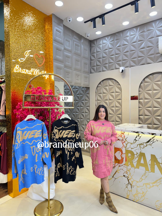 WOOLEN LONG DRESS QUEEN (IMP-523)