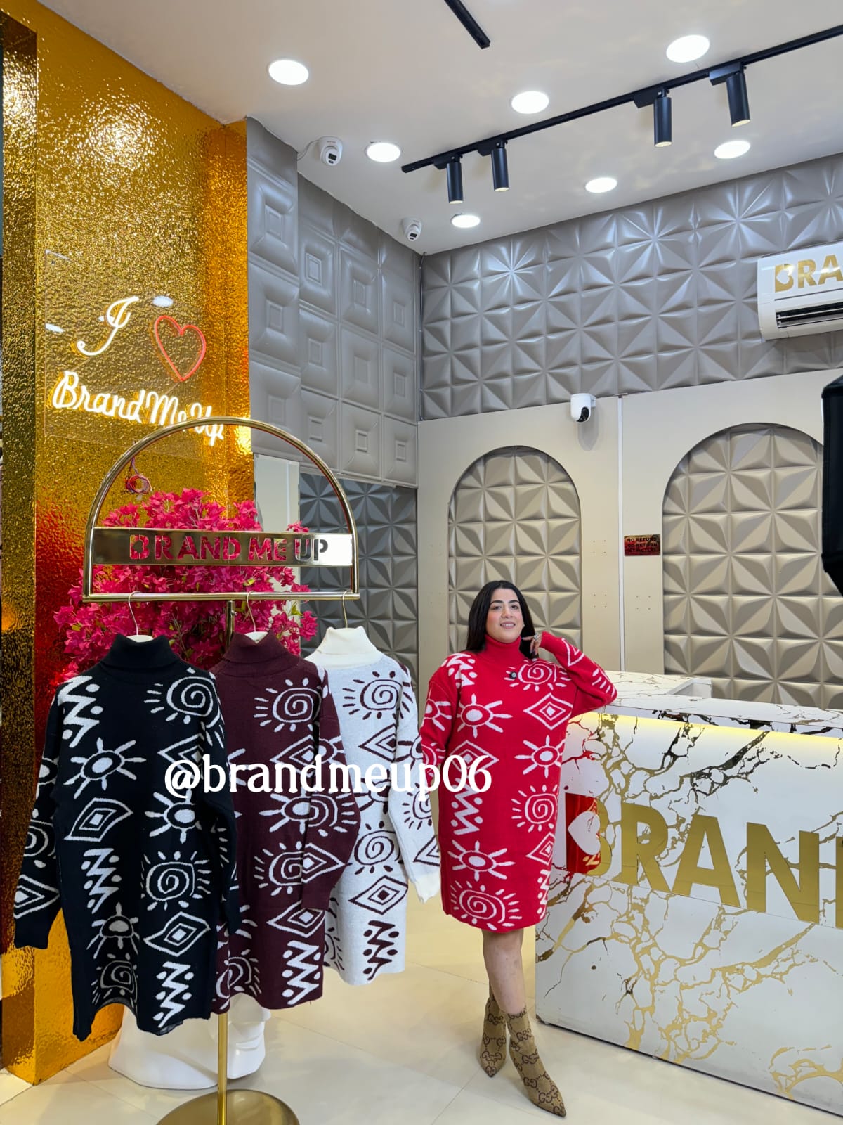 WOOLEN LONG DRESS SUN (IMP-532)