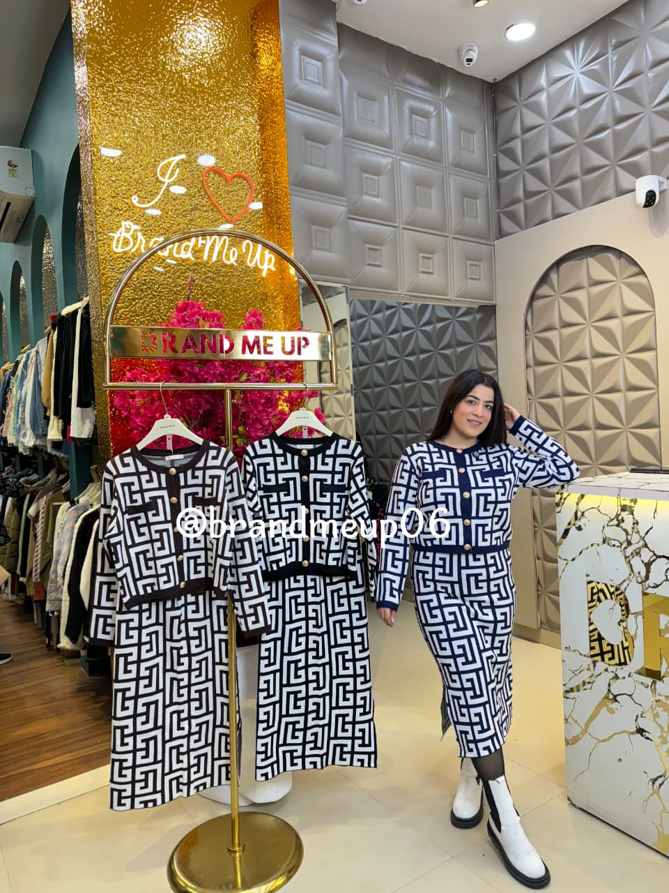 WOOLEN CARDIGAN WITH SKIRT LINE TOP (IMP-598)