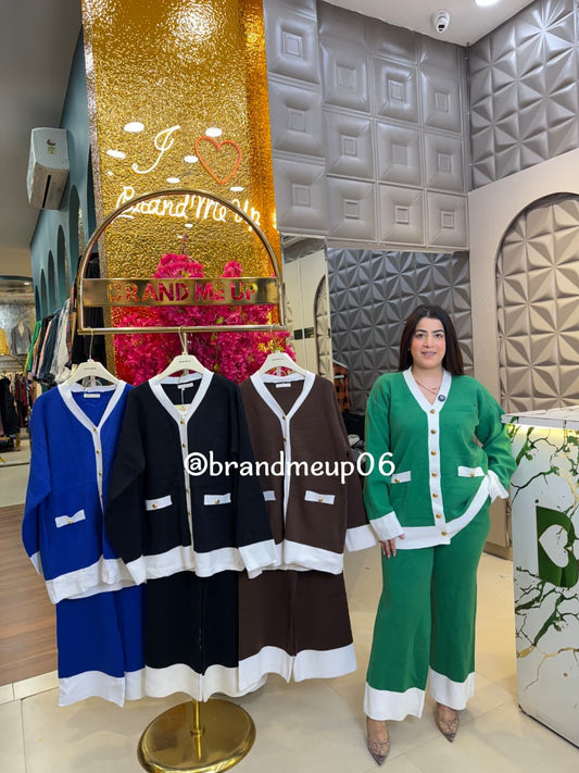 WOOLEN GOLDEN BUTTON CORD WITH POCKET (IMP-603)