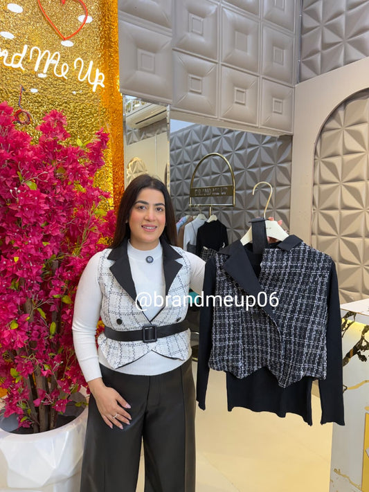 TOP WITH BUSTIER AND BELT (IMP-646)