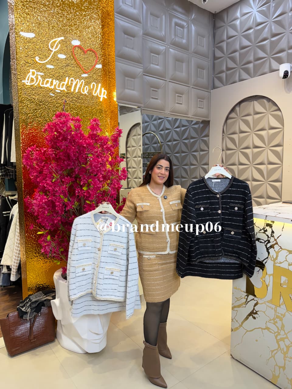 WOOLEN LINE SKIRT SET (CODE-907)