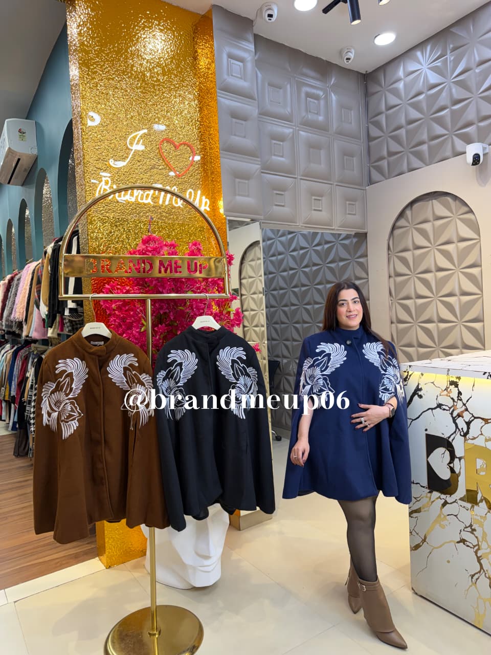 WOOLEN PREMIUM EMBO COAT (IMP-664)