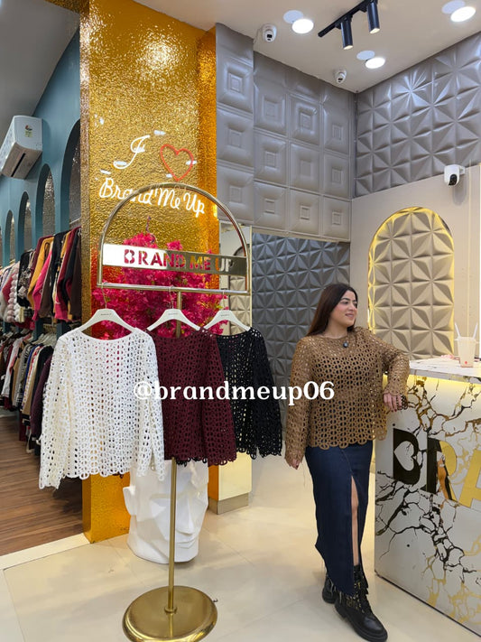 CROCHET NET TOP (PRM-766)