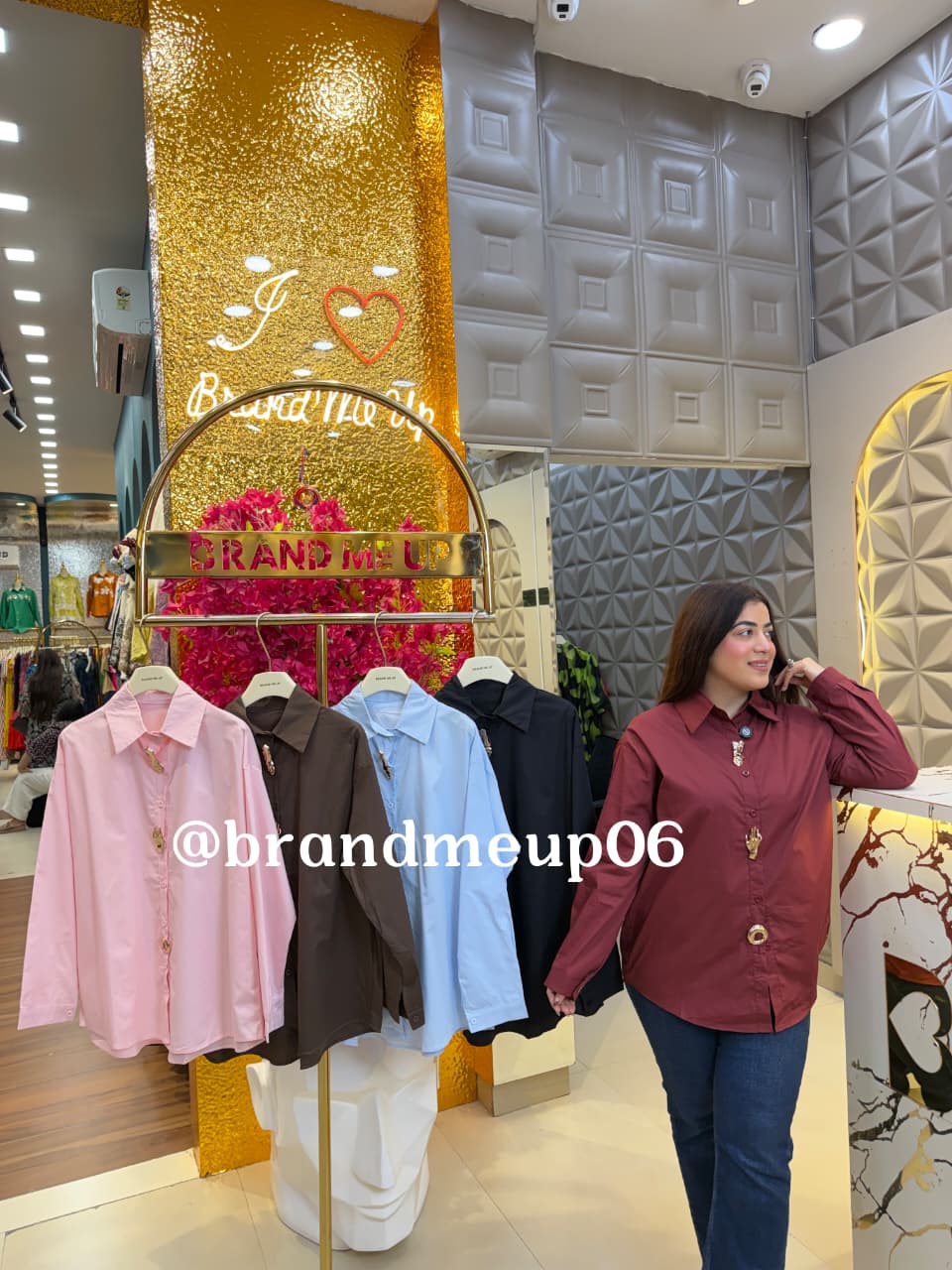 COTTON WITH DETACHABLE BROOCH (PRM-830) HAND