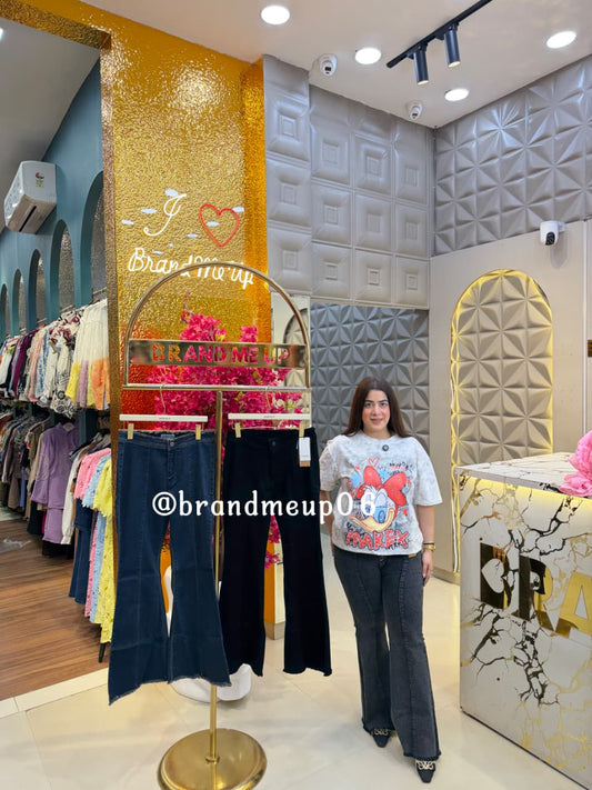 PRINCESS LINE DENIM PANT (PRM-872) (CODE-1600)