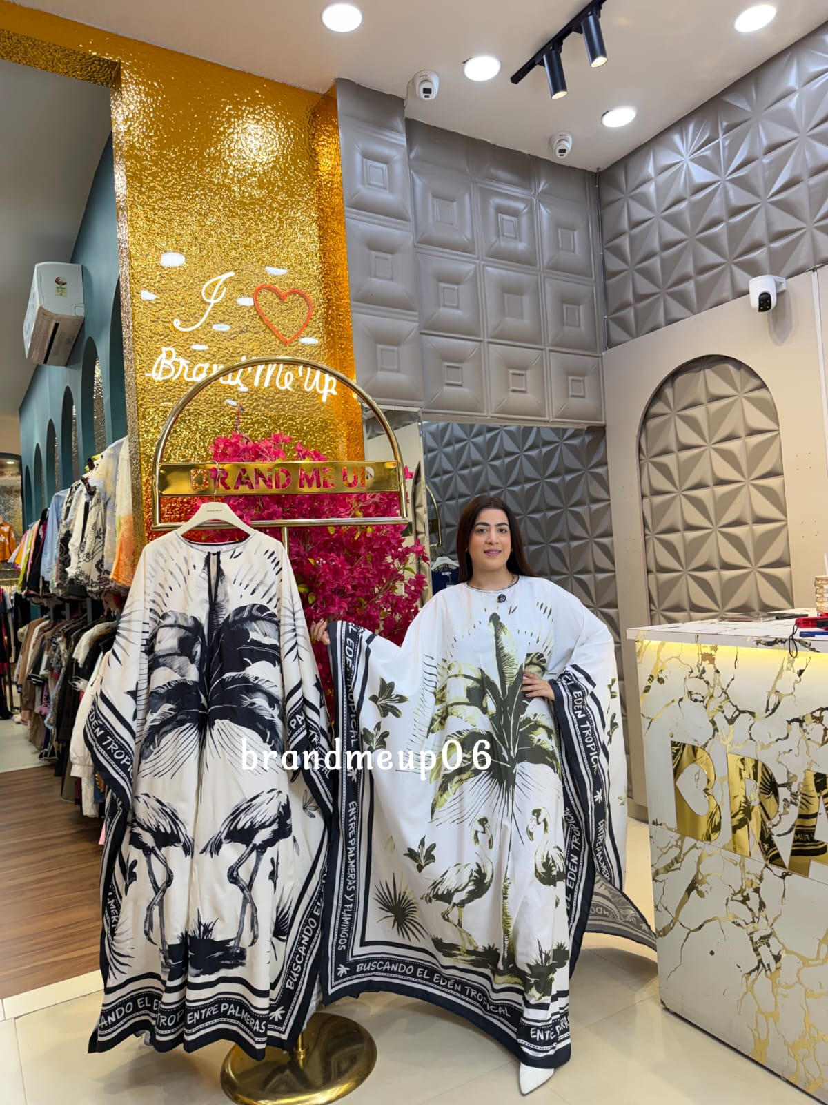 TROPICAL KAFTAN DRESS (PRM-901)