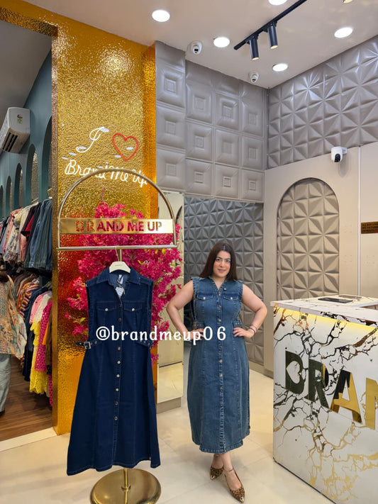 ‘DAZZLE’ DENIM DRESS (CODE-2672) (PRM-1001)