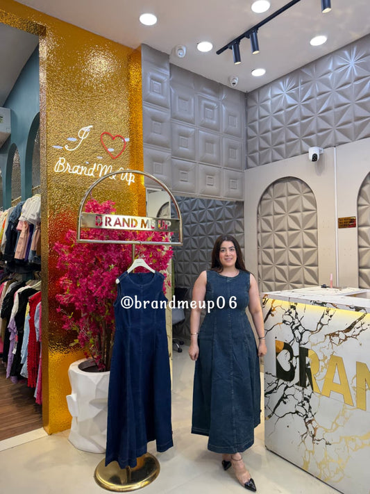 ‘CLOUD’ DENIM DRESS (SKU-77) (CODE-2439)