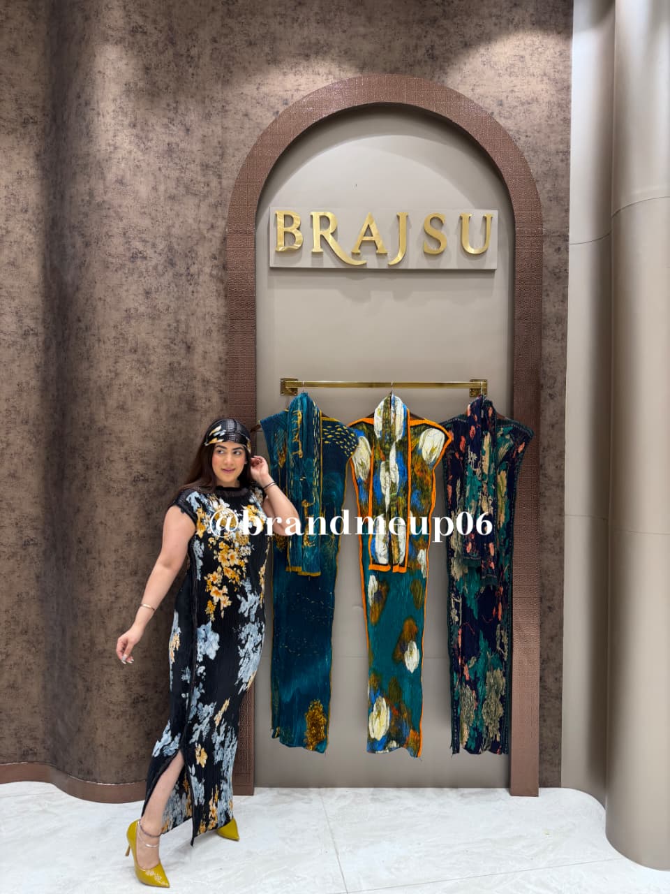 ‘GALA’ MAGIC DRESS WITH SCARF (SKU-244)