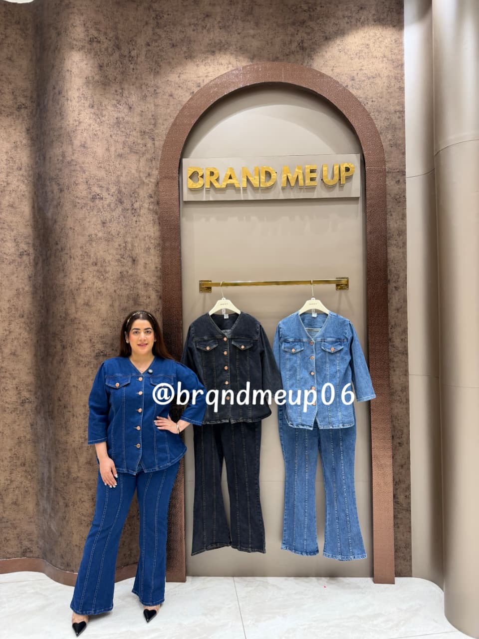 'FAME' DENIM 2PCS CORD (PRM-876)