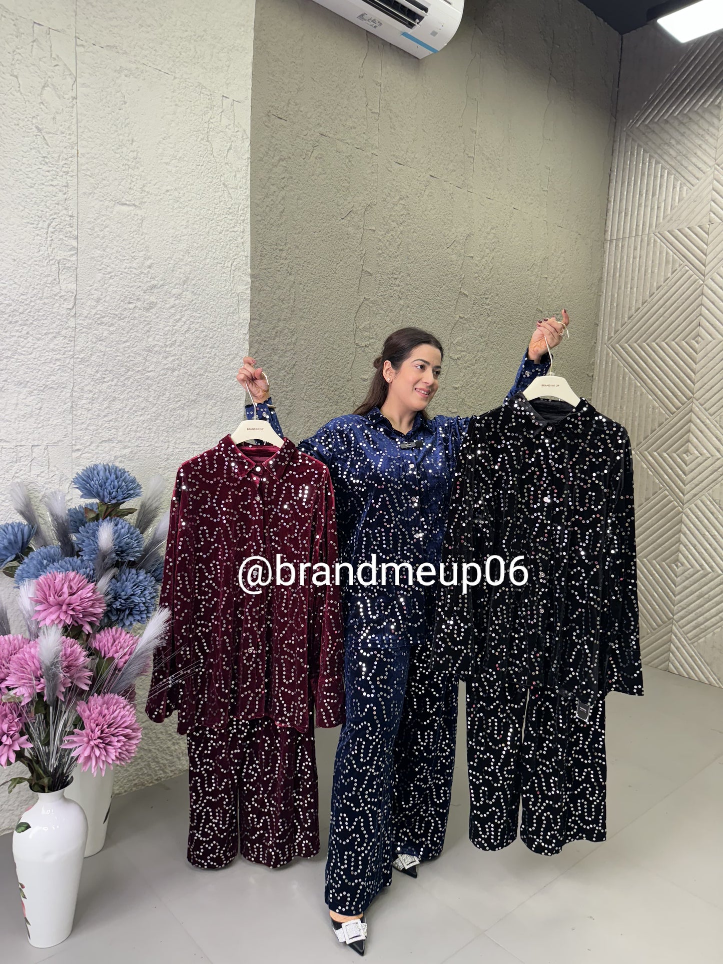 Velvet Sequence Cord Set (IMP-236)