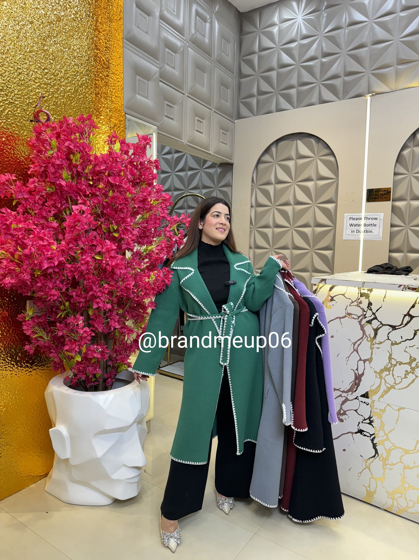 Long Coat with Belt (IMP-343)