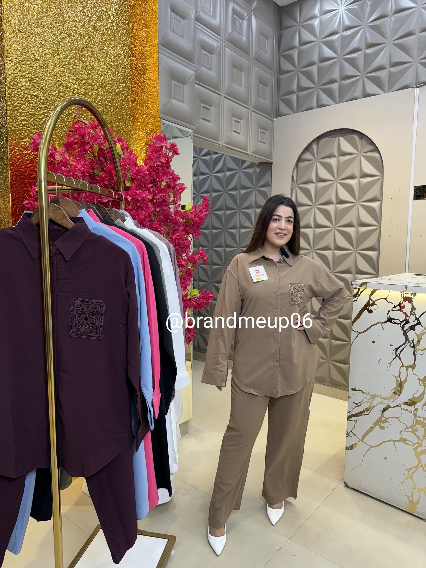 Plain Cord With Lace Pocket (SET378)