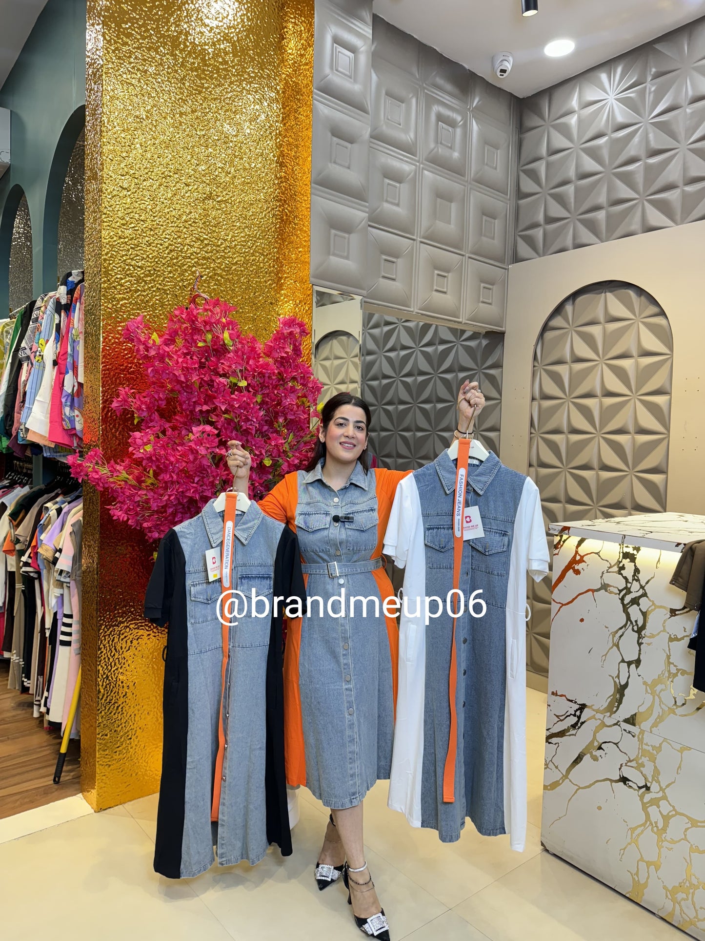 Imported Denim Dress (PRM-364)