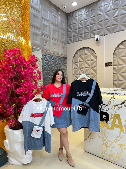 Funky Denim Dress (PRM-532)