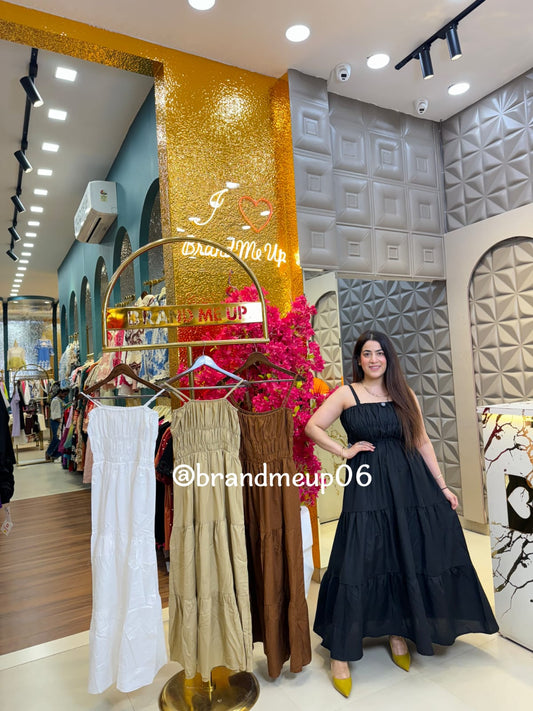 Rayon Maxi Dress (DRESS-323)