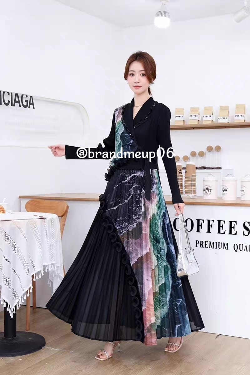 Magic Fabric Print Med Dress (PRM-661)