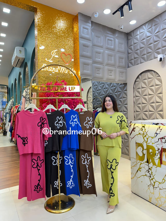 Summer Knit Cord Set (PRM-468)