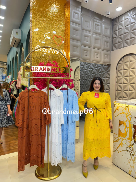 Dress With Inner And Belt (PRM-440)